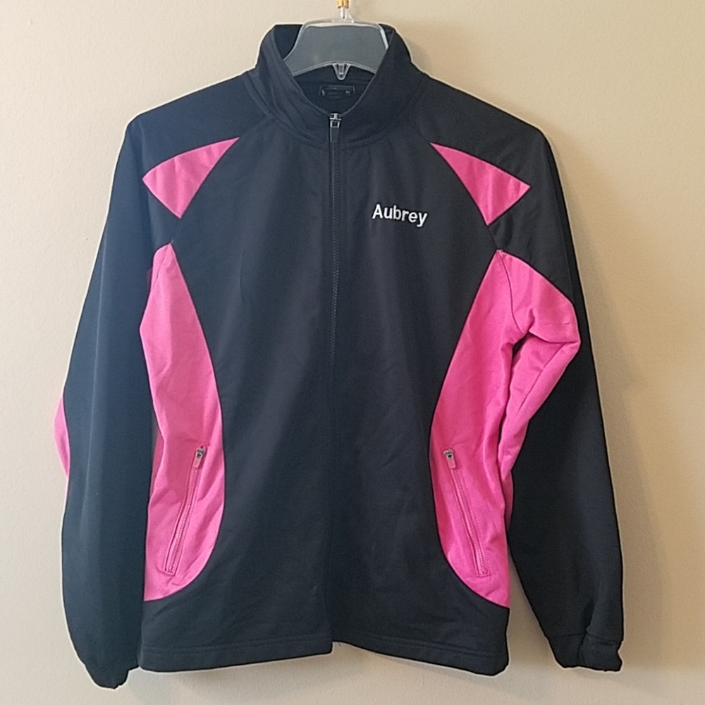 Just for Kix personalized warmup jacket kids